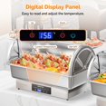 thumbnail image 5 of Ktaxon 9 QT Roll Top Electric Chafing Dishes for Buffet,Stainless Steel Chafing Dish Buffet Set, 5 of 8