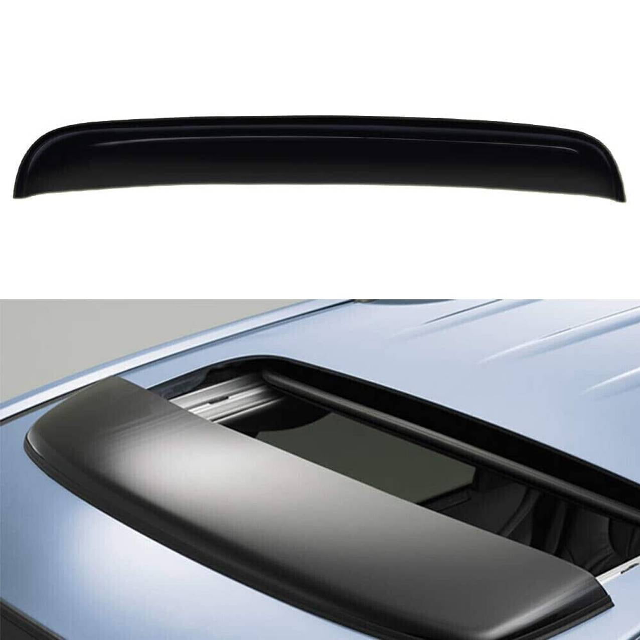 EGOESWELL RN98 38" Sun Roof Wind Deflector, Acrylic Auto Sunroof Wind Guard, Car Moonroof Window Visor, Sun Shade, Wind Noise Reducer, Rain Guard, 1PC