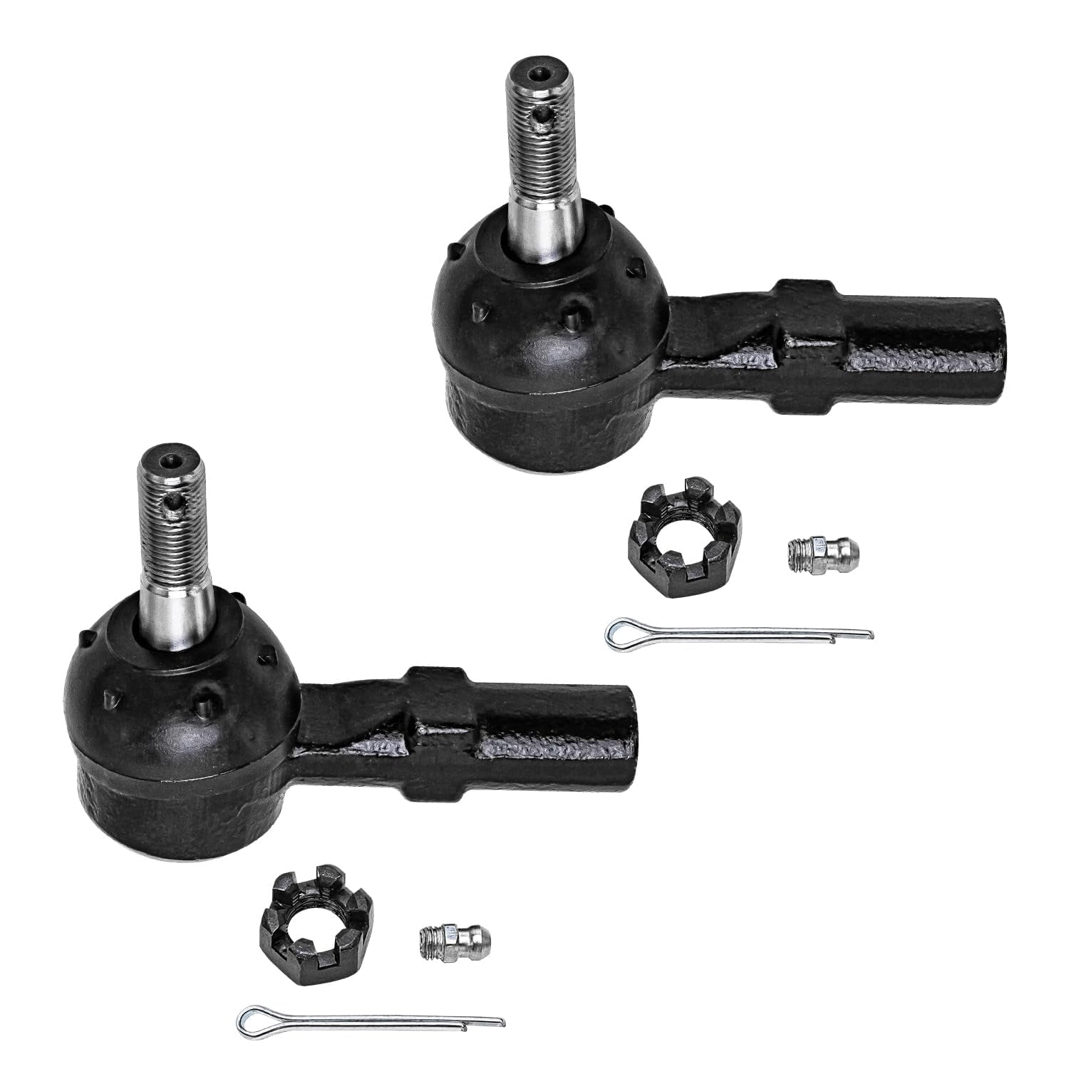 Detroit Axle - 10pc Front Suspension Kit for Toyota Camry Avalon Solara Lexus ES300, 2 Lower Ball Joints, 4 Inner & Outer Tie Rods, 2 Sway Bar Links, 2 Boots, Replacement