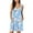 A1-FL Light Blue, variant on PPYOUNG Women's Summer Casual V Neck T Shirt Dresses Simple Tank Vest Dress Beach Cover up