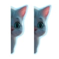 thumbnail image 1 of Pegatinas de pared de gato 2 piezas Pegatizas luminosas Pegatinas extraíbles Decoración de calcomanías de pared compactas para la sala de estar de, 1 of 9