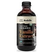 Rodelle Fair Trade Organic Pure Vanilla Extract, 4 Fl Oz