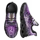 thumbnail image 1 of Zapatos antideslizantes con diseño de notas musicales y cordones, con plataforma y absorción de impactos., 1 of 6