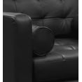 thumbnail image 3 of Love Seat de Piel Genuina ConfortoPiel  Noruega Negro, 3 of 4