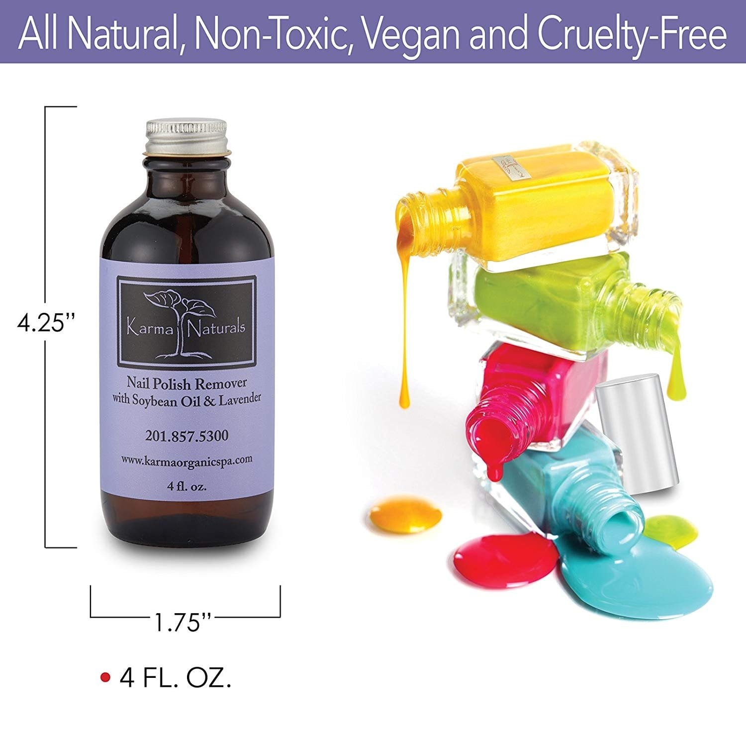 Buy Naturals Nail Polish Remover With Orange Blossom Non Toxic, Vegan,  Cruelty Free, Acetone Free Nails Strengthener for Fingernails 4 Fl. Oz.  Online in India - Etsy