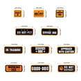 thumbnail image 3 of Mammoth Polyester Velcro Utility Dog Harness Patches, Multicolored, 11pk, 3 of 9