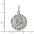 thumbnail image 2 of Beautiful Sterling Silver St. Christopher Medal, 2 of 2