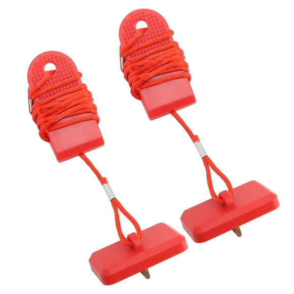 Running Machine Safety Key, Treadmill Safety Key Emergency Stop Auto Easy 2PCS for Most Treadmill