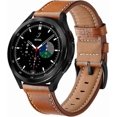 thumbnail image 4 of Galaxy Watch 4 Band 40mm 44mm/Galaxy Watch 4 Classic 46mm 42mm Bands, 20mm Leather Wristband Replacement Strap Women Men for Samsung Watch 4/Galaxy Wa, 4 of 4