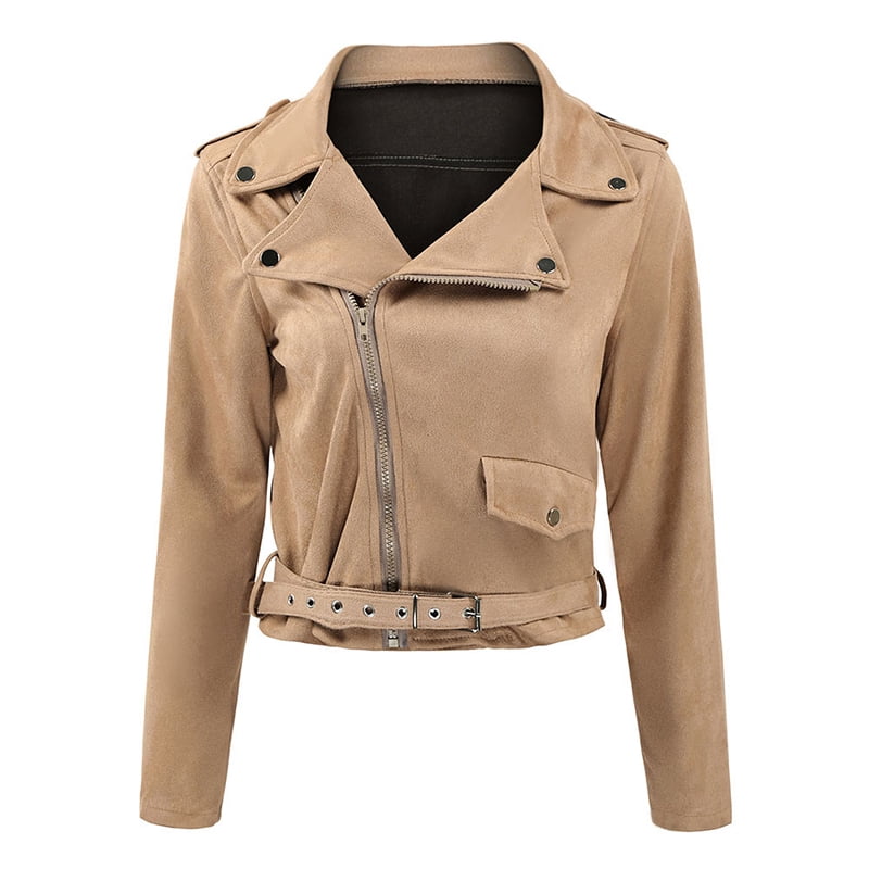 tan suede coat womens
