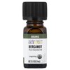 Aura Cacia Pure Essential Oil, Organic Bergamot, 0.25 fl oz (7.4 ml)