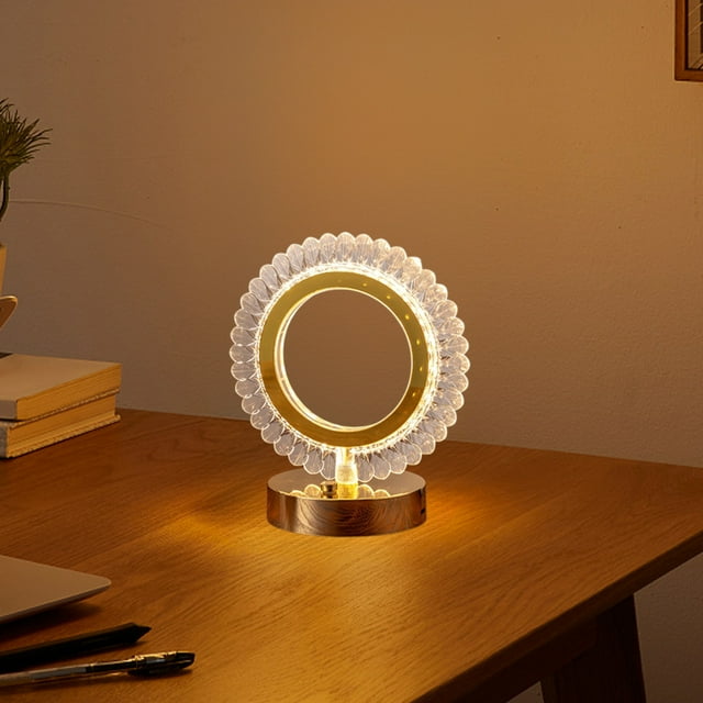 Lámpara de escritorio, luz de noche, decoración de dormitorio, lámpara de mesa pequeña, regalo, lámpara de noche LED recargable por USB, lámpara de aleación para exteriores