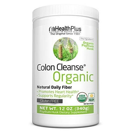 Health Plus USDA Organic Colon Cleanse, 12-Ounces, 48