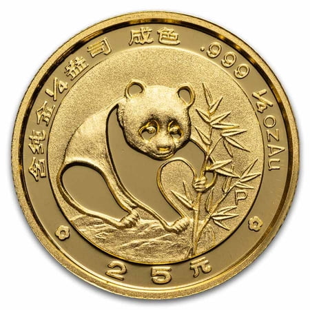 1988 China 1/4 oz Proof Gold Panda (In Capsule)