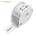 thumbnail image 1 of MAKEID 1 Roll Adhesive Label Paper Thermal Printer Paper Name Price Barcode Label Sticker Tape Waterproof Tear-Resistant for T7 Portable Label Maker Printer, White 20mmx4m, 1 of 8