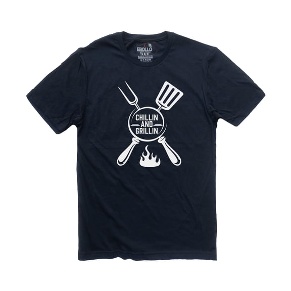 Grilling Gift Chillin amp Grillin BBQ Shirt Funny Fathers Day Gift for Him