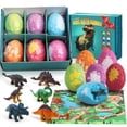 thumbnail image 1 of Bath Bombs Zeewoo, juego de 6 juguetes con diseño de dinosaurio con sorpresa en el interior para niños, 1 of 7