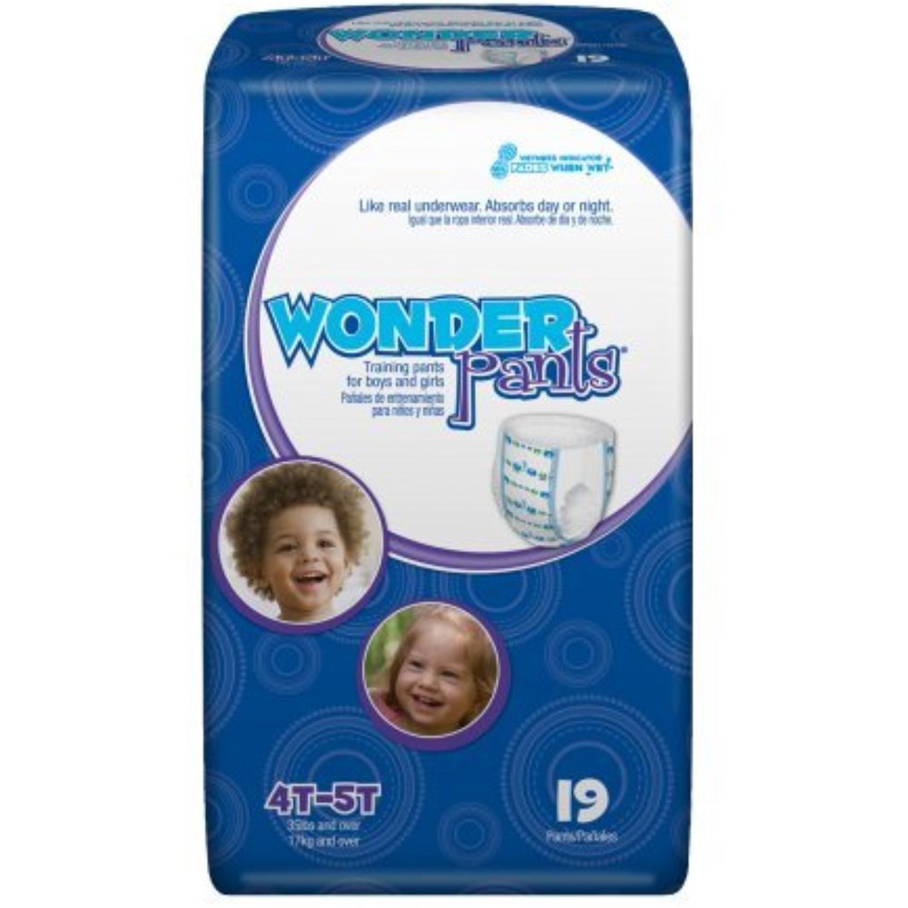Toddler Training Pants WonderPants Pull On 4T 5T Disposable Heavy