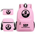 thumbnail image 1 of Set de mochilas SCPs, mochila escolar, bolsa de lona para niños, 1 of 1