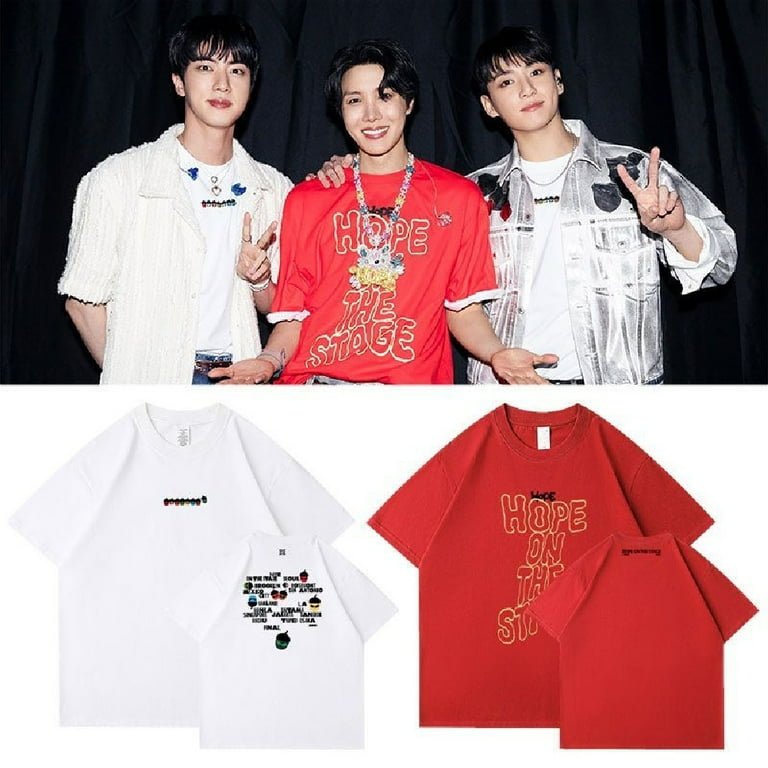 J-HOPE HOPE ON THE STAGE FINAL Tシャツ 白 XL BTS J - Hope t shirt “Hope On The Stage FINAL” Cotton T