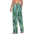 thumbnail image 5 of Summer Tropical Palm Leaves Men's Pajama Pants Lightweight Sleepwear Bottom Lounge Pants, 5 of 6