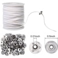 thumbnail image 3 of Candle Mèches Coton, 3 Rouleaux avec 100 Pcs Kit de Mèches, 3 of 5