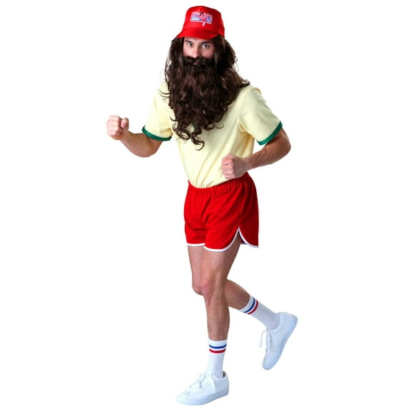 FUN Costumes Running Forrest Gump Costume for Adults with Wig and Beard for Adults, Large