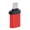 thumbnail image 2 of Adaptador USB3.0 hembra a tipo C Convertidor de carga de datos OTG Stretch Head sin cadena (rojo), 2 of 5