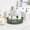Green, variant on Rotating Makeup Organizer Storage Box 360 Degree Spinner Large Capacity Space Saving Easy Access Multi Layer Design Durable Organizer for Vanity Countertop Bedroom Use