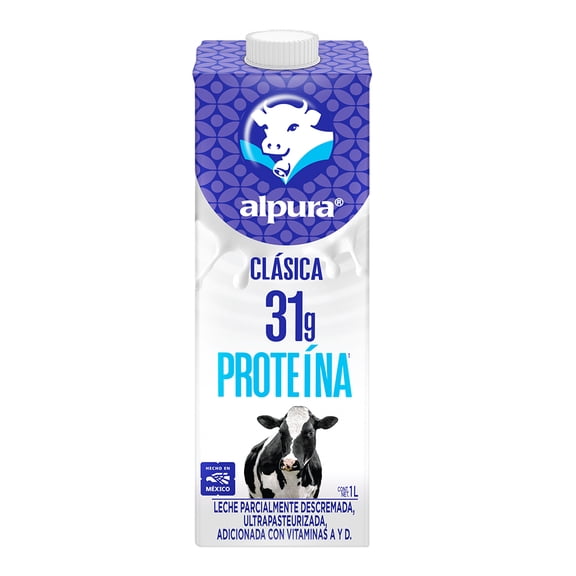 Leche Alpura Clásica parcialmente descremada 1 l