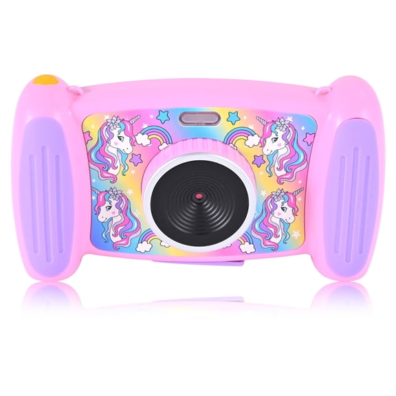 Pink Unicorn Accutime Kids Interactive Digital Camera with MP3 Player and Built-In Speaker, 12 MP, 1080p Video and Games