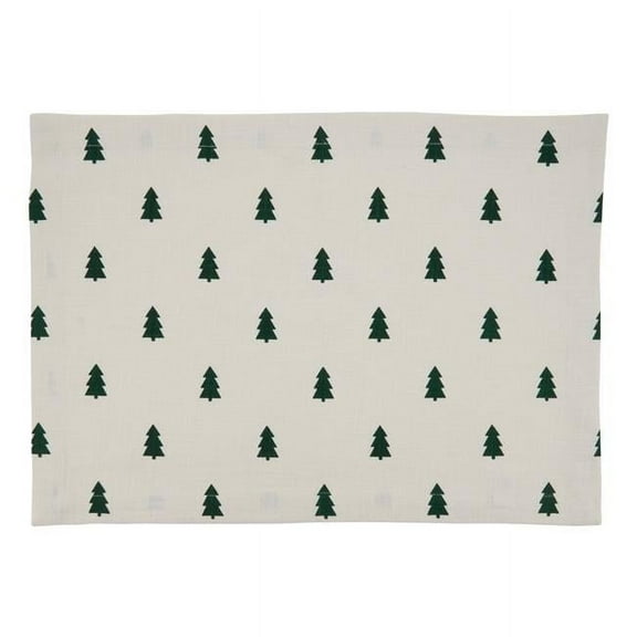 Saro Lifestyle Christmas Tree Placemat (Set of 4)