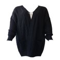thumbnail image 4 of Cardigan Ouvert à Manches Longues Couleur Unie pour Femmes avec Poches, 4 of 9
