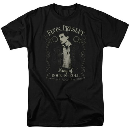 Elvis Presley Men's  Rock Legend T-shirt Black
