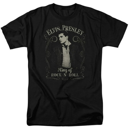 Elvis Presley Motorcycle - Elvis Presley Men's Rock Legend T-shirt Black