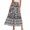 Black, variant on FAVIPT Flowy Skirts Women Boho Vintage Floral Print Skirts High Waist A Line Maxi Skirts Casual Summer 2025 Pleated Beach Long Skirts Black,L