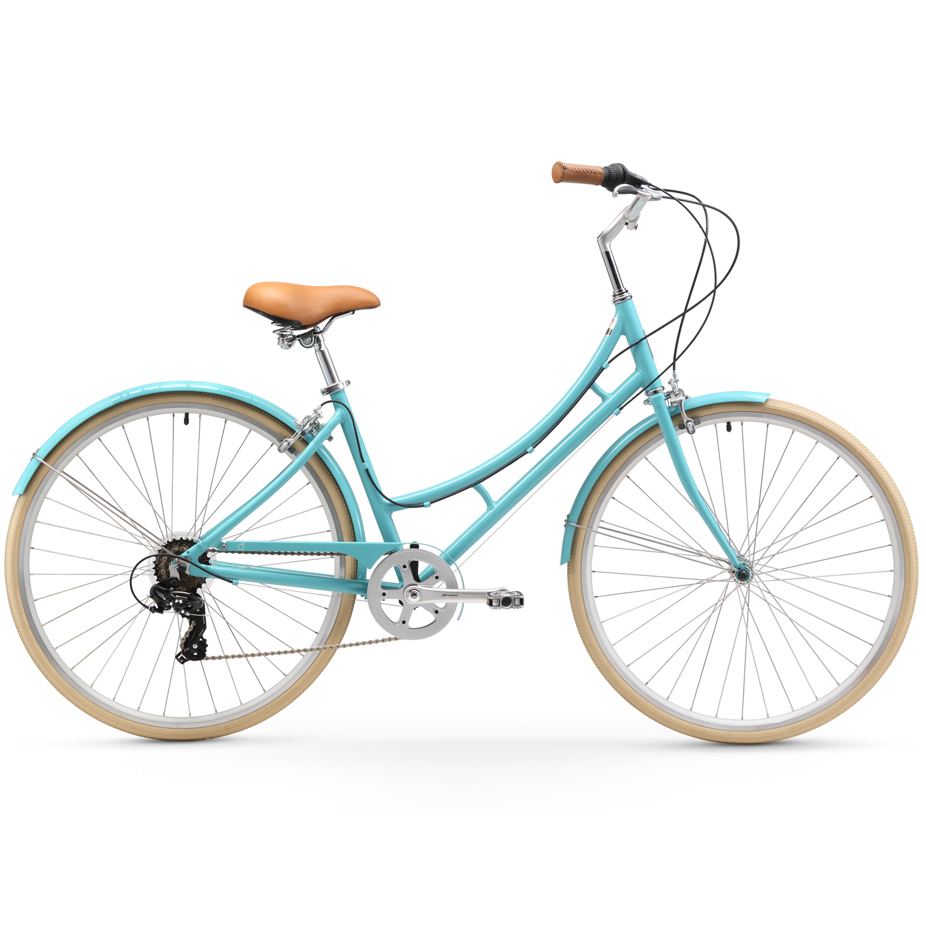 17/One Size sixthreezero 630056 Ride in the Park Womens 7-Speed City Bicycle 17 Frame/700C Wheels Blue 
