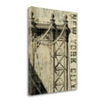 thumbnail image 2 of Tangletown Fine Art 'Vintage NY Manhattan Bridge' Graphic Art Print on Canvas, 2 of 2