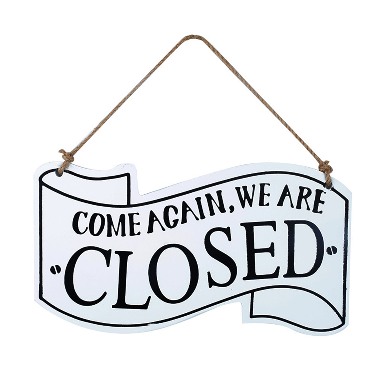 Business Hours Signs 12x18 Metal 2-Sided Welcome We are Open Sorry Closed Sign 