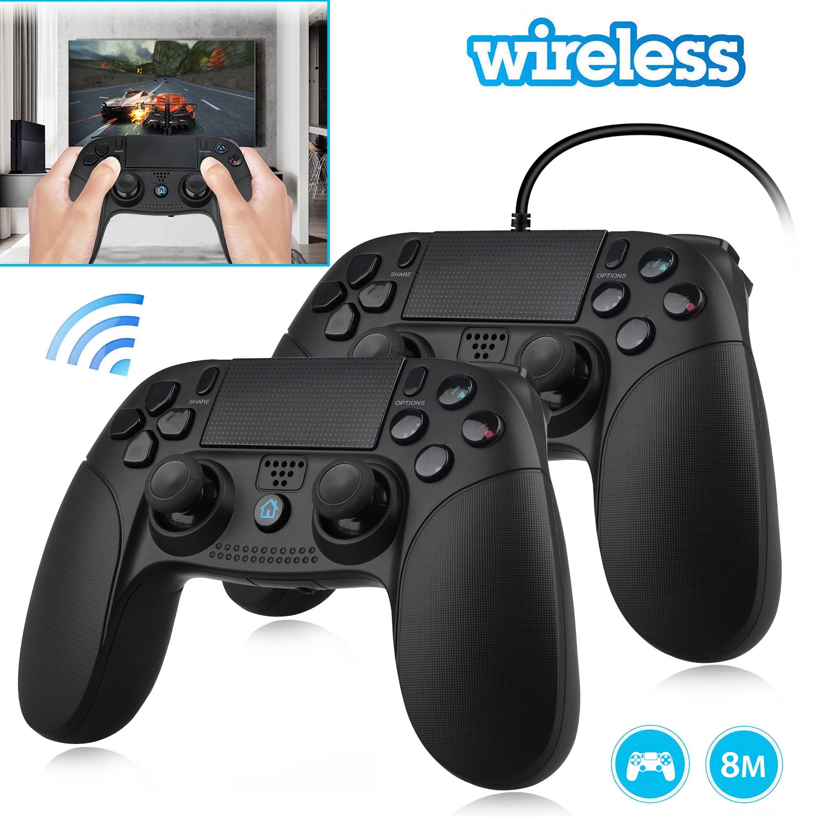 Ps4 Controller Wireless Wired Joysticks Eeekit Dual Shock 4 Game - how to play roblox with a ps4 controller on laptop