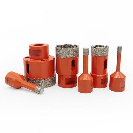 

Dry Diamond Core Drill Bits 1pc 1/4 5/16 3/8 1 1-3/8 2 Diamond Hole Saw with 5/8-11 Thread for Porcelain Tile Ceramic Granite Marble Stone Masonry Brick