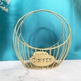 thumbnail image 3 of DOLITY Support de Capsules de Café, Organisateur de Tasses, Panier de Rangement, Or, 3 of 9