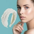 thumbnail image 2 of Unique Bargains 1 Pc Lace Wide Headbands for Women Beige, 2 of 6