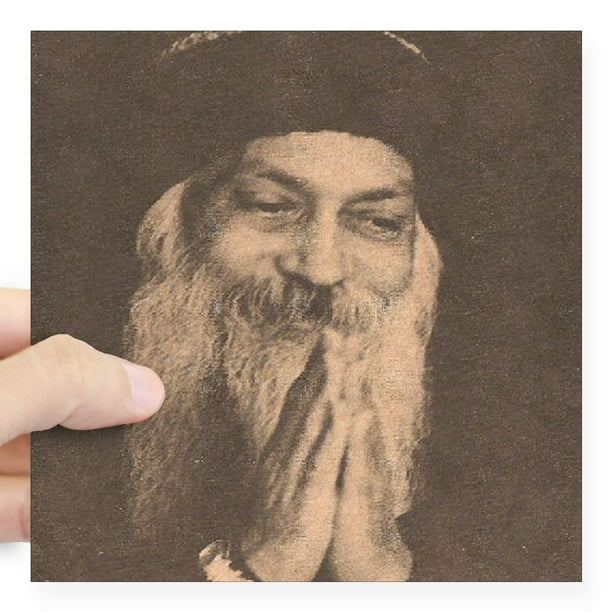 CafePress - Osho Hand Prayer 4 Square Sticker 3 X 3 - Square Sticker 3