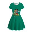 thumbnail image 4 of MINISO Disney Dessin Animé Mickey Jupe Robe Fille Été Manches Courtes Style Bébé Fille Robe Princesse Courte, 4 of 5