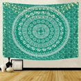 thumbnail image 1 of Tapiz indio con patrón de Mandala grande, decoración colgante de pared, toalla de playa Bohemia, manta fina de poliéster, chal de Yoga, esterilla de viaje, 1 of 4