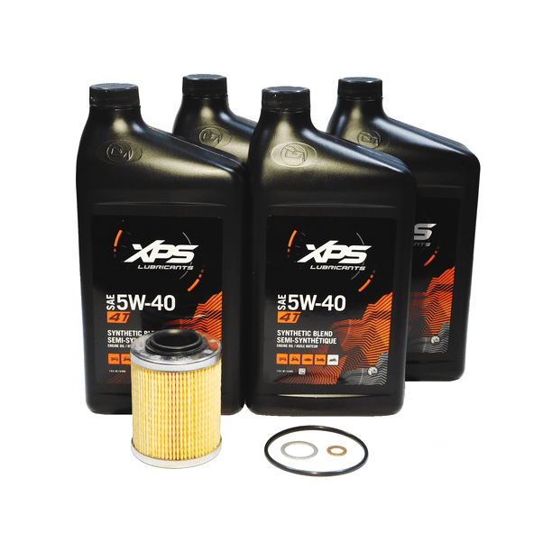 20172021 CanAm Maverick X3 OEM 5W40 Synthetic Blend Oil Change Kit