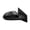 Black, variant on For Kia Rio 2021 2022 2023 Door Mirror Passenger Side | Power | With Heated Glass/Turn Signal Light | Paint To Match | Replacement For KI1321291 | 87620H9520