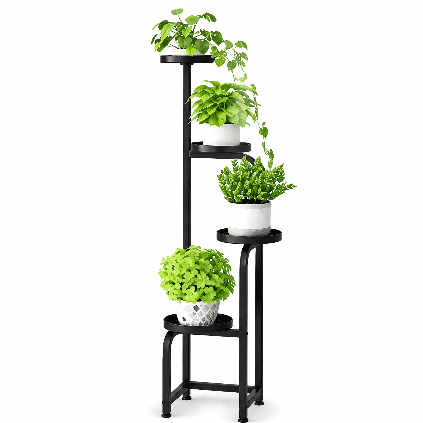 H.W.F PLANTER STAND”HIGH“ 63''H Plant Stand Indoor Tall Plant Stands Outdoor with 7 Tiers