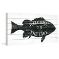 thumbnail image 2 of Marmont Hill A Black Fish White Wood Wall Art, 2 of 9